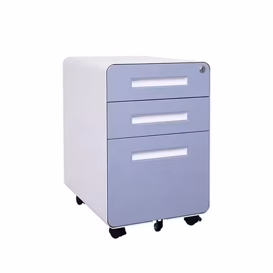 Home Office Steel Metal 2 Drawer Mobile File Cabinet
