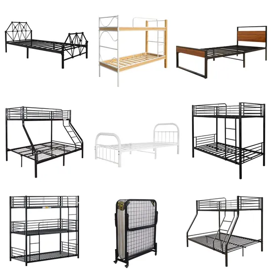 Hot Sale Metal Frame Chinese Furniture Bedroom Children Steel Bunk Bed