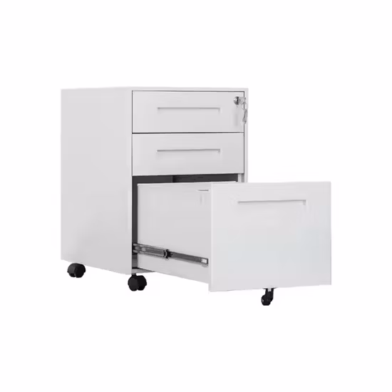 Home Office Steel Metal 2 Drawer Mobile File Cabinet