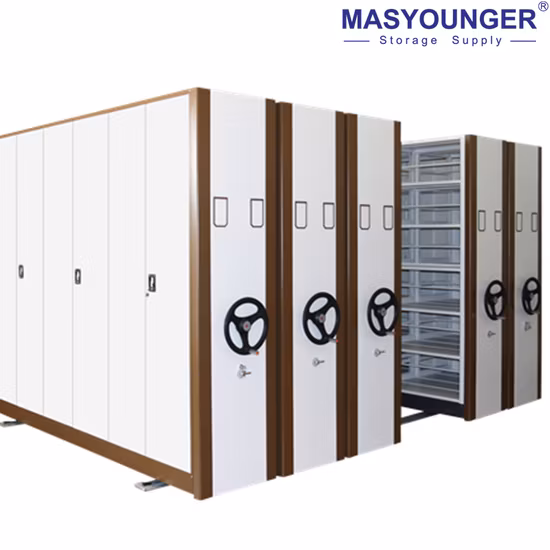 Favourable Library Furniture Mobile Shelving Steel Filing Cabinet Compact Shelving