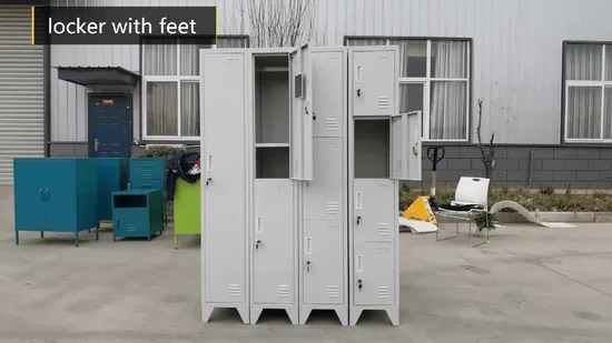 Personal de venta directa de fábrica Armario de ropa de acero de 2 puertas