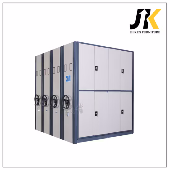 Estantería móvil manual para archivos, estantes compactos movibles para archivar/estante para libros/estante para libros de oficina/muebles de acero