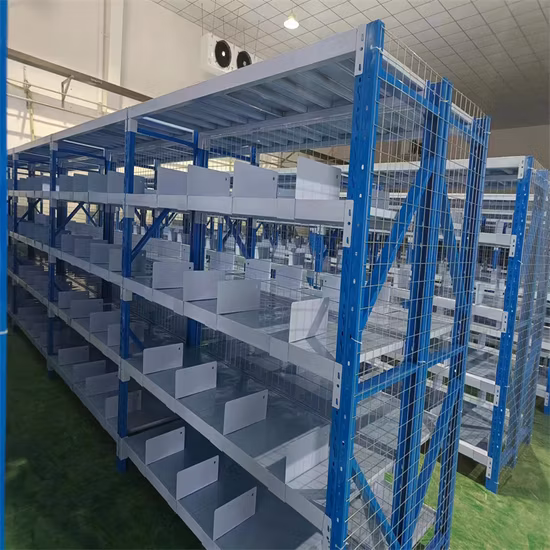 Estante resistente de almacenamiento de metal de largo alcance ajustable de 50 mm