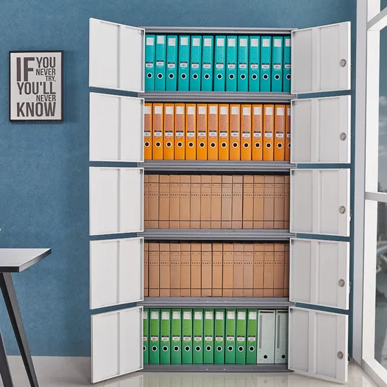 Gabinete de almacenamiento de acero de Warehouse del metal del gabinete de la oficina bloqueable de la puerta moderna